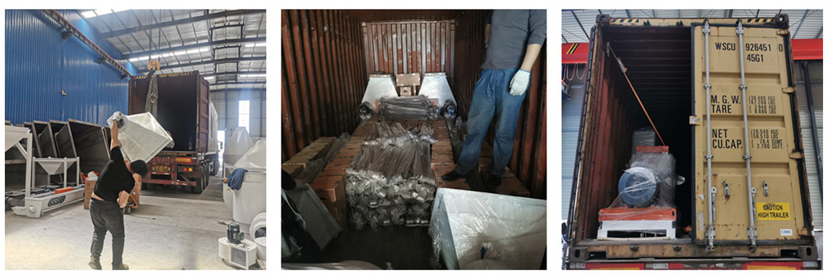 2套SZLH320顆粒機(jī)，料倉(cāng)，輸送機(jī)和配件已發(fā)送到烏茲別克斯坦