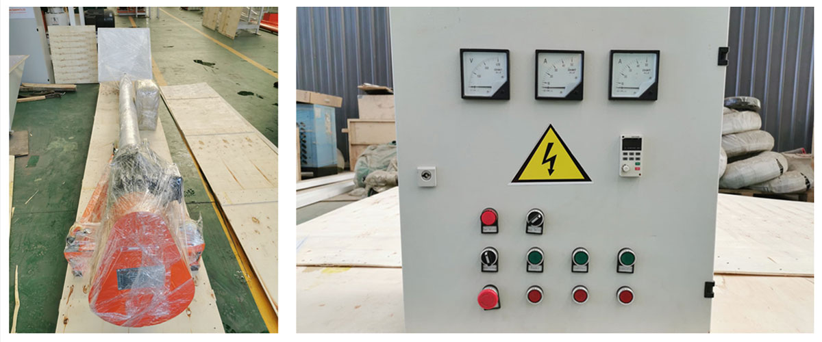 SZLH 250飼料顆粒機(jī)、電控箱及輸送機(jī)已運(yùn)往哈薩克斯坦